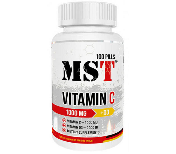 MST Vitamin C 1000 + D3 2000 100 tab