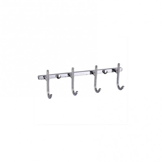 Вішалка GAPPO G201-4 на 4 гачки 235 мм, хром, фото 1