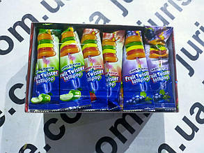 Льодяник Люмік Гамбургер Fruit Twister Lollipop 30 шт./уп.415519