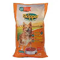 Сухой корм для собак SKIPPER с курицей и говядиной 3 кг