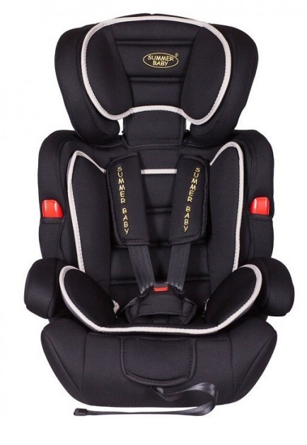 Дитяче автокрісло Summer Baby Cosmo 9-36 кг безпечне автомобільне крісло від 9 місяців до 12 років чорне