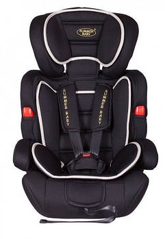 Дитяче автокрісло Summer Baby Cosmo 9-36 кг безпечне автомобільне крісло від 9 місяців до 12 років чорне