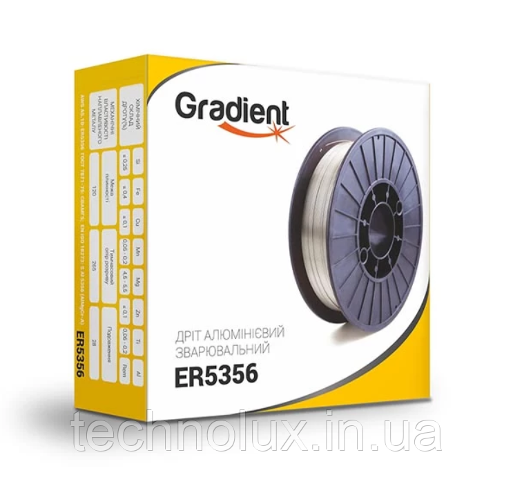 Дріт алюмінієвий GRADIENT ER5356 Ø1,2 мм (2 кг) AlMg5