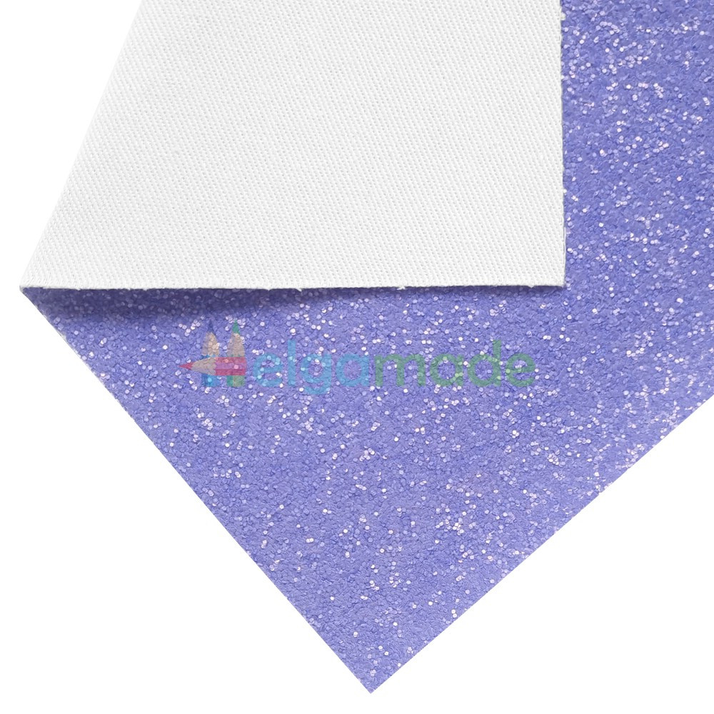 Кожзам Candy з матовими блискітками ФІОЛЕТОВИЙ, 20x27 см, Китай, фото 1