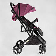 Коляска прогулькова дитяча JOY Comfort L-30201 (рама сталева + алюміній, футкарвер, підстакачник), фото 3