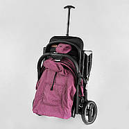 Коляска прогулькова дитяча JOY Comfort L-30201 (рама сталева + алюміній, футкарвер, підстакачник), фото 8