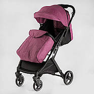 Коляска прогулькова дитяча JOY Comfort L-30201 (рама сталева + алюміній, футкарвер, підстакачник), фото 7