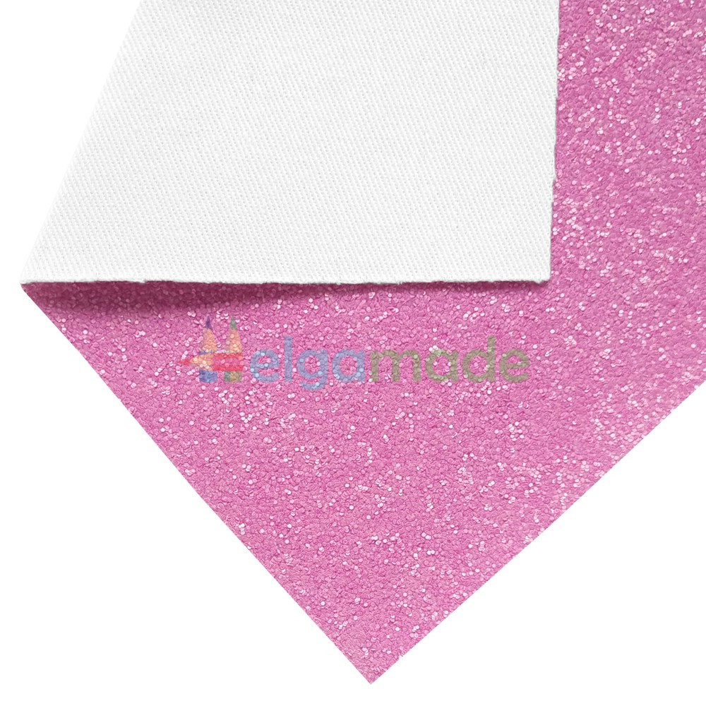 Кожзам Candy з матовими блискітками МАЛИНОВИЙ, 20x27 см, Китай, фото 1