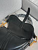 Сумка Christian Dior Saddle Black чорна еко-шкіра Діор Сідло, фото 7