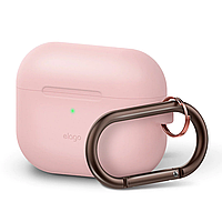 Чехол для наушников с карабином Elago Hang Silicone Case for Airpods Pro, Pink (EAPPOR-HANG-PK)