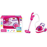 Дитячий ігровий пилосос (світловий ефект, на батарейках, у коробці) А 5936, фото 2