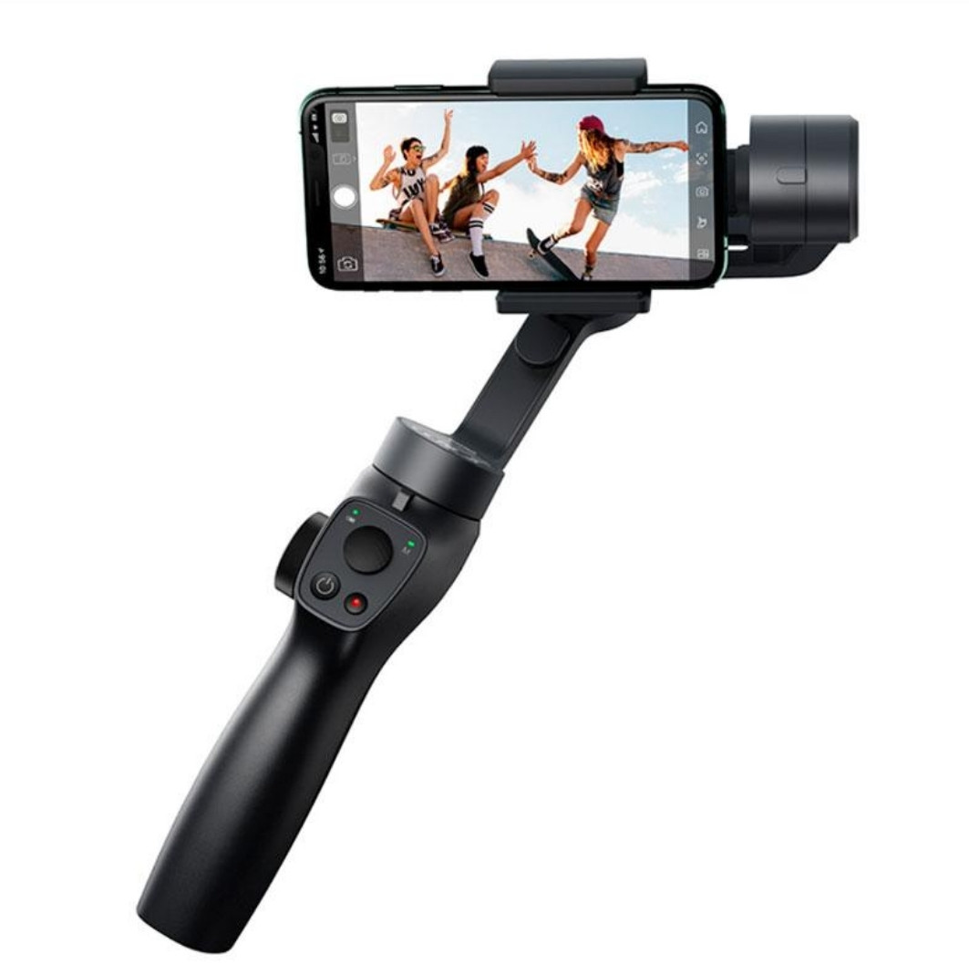 Стабілізатор ручний стедикам 3-севий для телефона Baseus Control Smartphone Handheld Gimbal Stabilizer