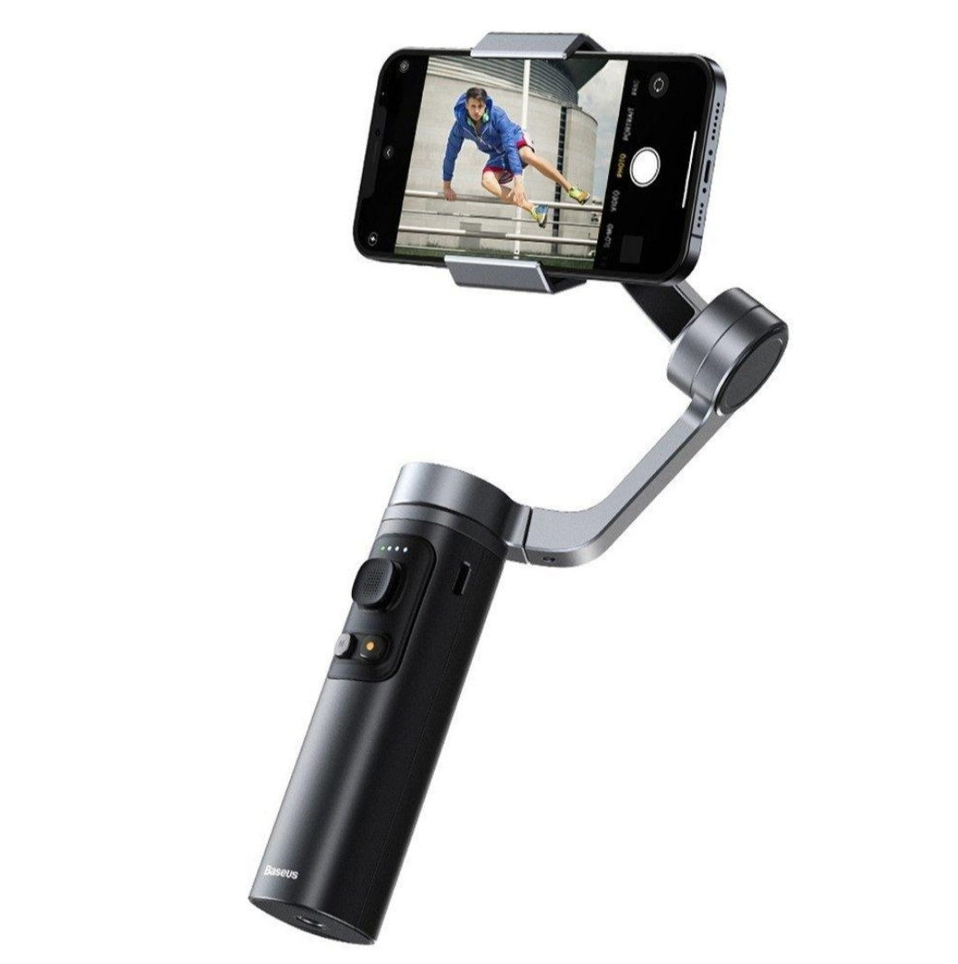 Стабілізатор (стедикам) Baseus Control Smartphone Handheld Folding Gimbal Dark Grey SUYT-D0G