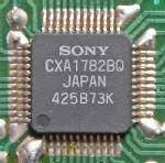 Микросхема CXA1782BQ Демонтаж