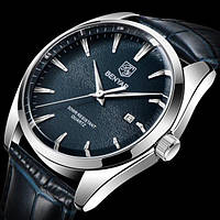 Чоловічий класичний кварцовий годинник Benyar Berlin (сріблястий)