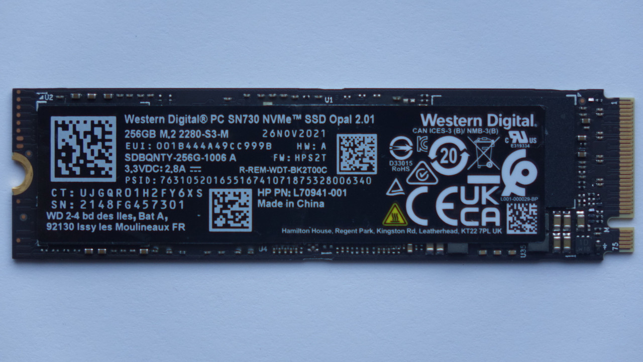 Купить НОВЫЙ SSD накопитель WD SN730 256GB NVMe M.2 2280 TLC 3D NAND ...