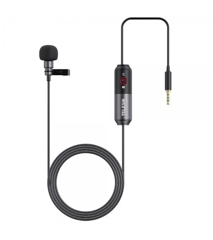 Мікрофон петличний для смартфона Telesin MIC-LAV02