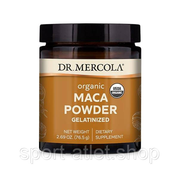 Натуральна добавка Dr. Mercola Organic Maca Powder, 76.5 грам, фото 1