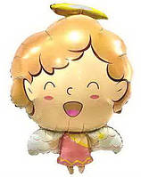 Фольгированный фигурный шар "Ангел девочка". Размер: 70см*48см.
