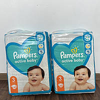 Підгузки Pampers Active Baby 3 6-10 кг, 82 шт (Памперси актив бебі 3)