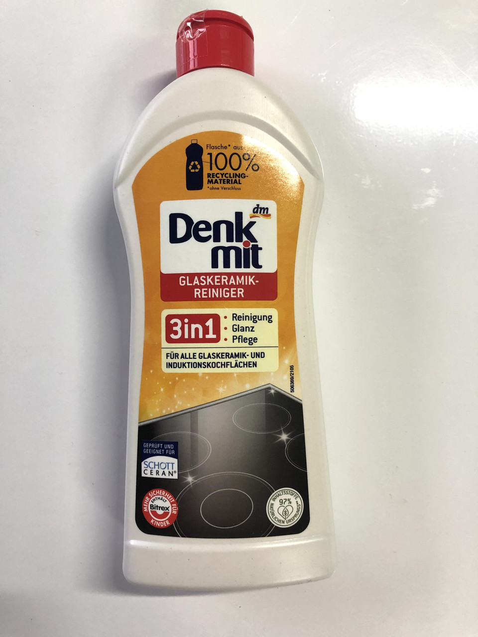 Знежирювач для склокераміки Denkmit Glaskeramikreiniger 300ml