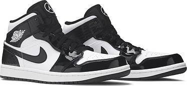 Кроссовки Nike Air Jordan 1 Mid Carbon Fiber All-Star (2021) - DD1649-001, фото 4