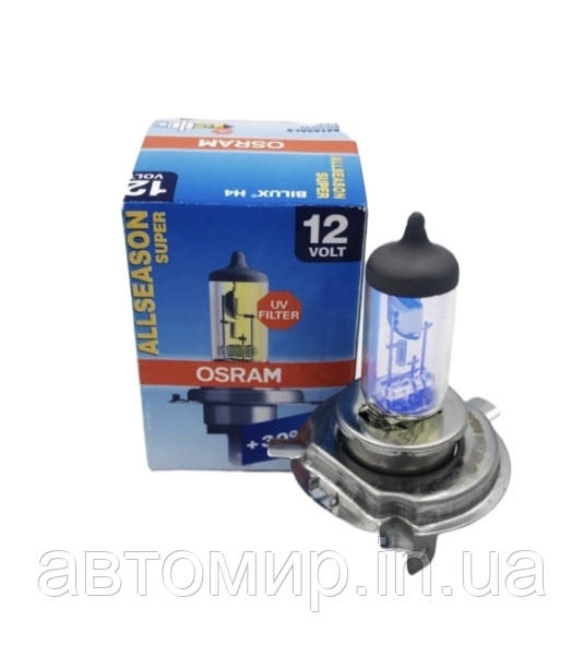 Автолампи Osram Allseason Super +30% H4