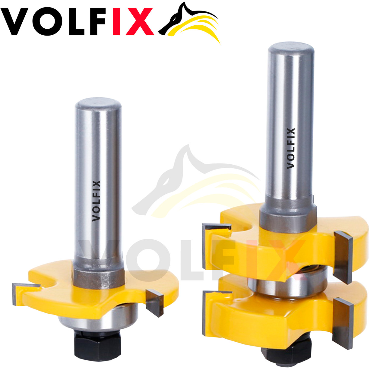 Купить Фрезы паз шип VOLFIX FZ-120-720 d12 комбинированная пазо-шиповая ...