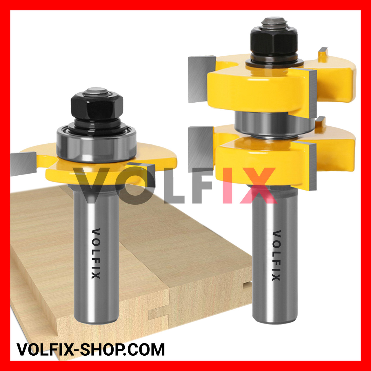 Купить Фрезы паз шип VOLFIX FZ-120-720 d12 комбинированная пазо-шиповая ...