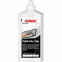 Цветной полироль с воском белый 250 мл SONAX Polish&Wax Color NanoPro (296041)