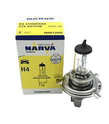 Галогенні лампи Narva Standart H4 12V 60/55W P43t