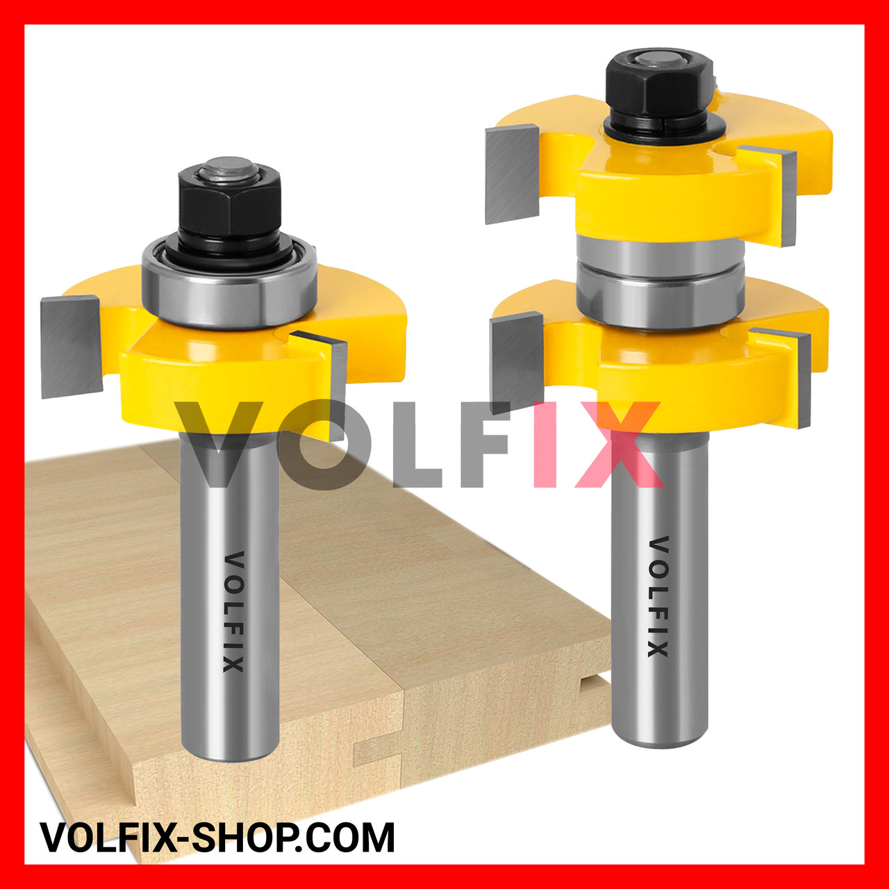 Фрезы Паз Шип VOLFIX FZ-120-730 D12 Mm Комбинированная Пазо-шиповая ...