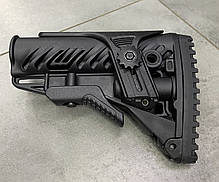 Приклад (база) FAB Defense GLR-16 CP-B з регульованою щокою для AR15/M16. Колір — Чорний (MIL-SPEC, Com-SPEC), фото 5