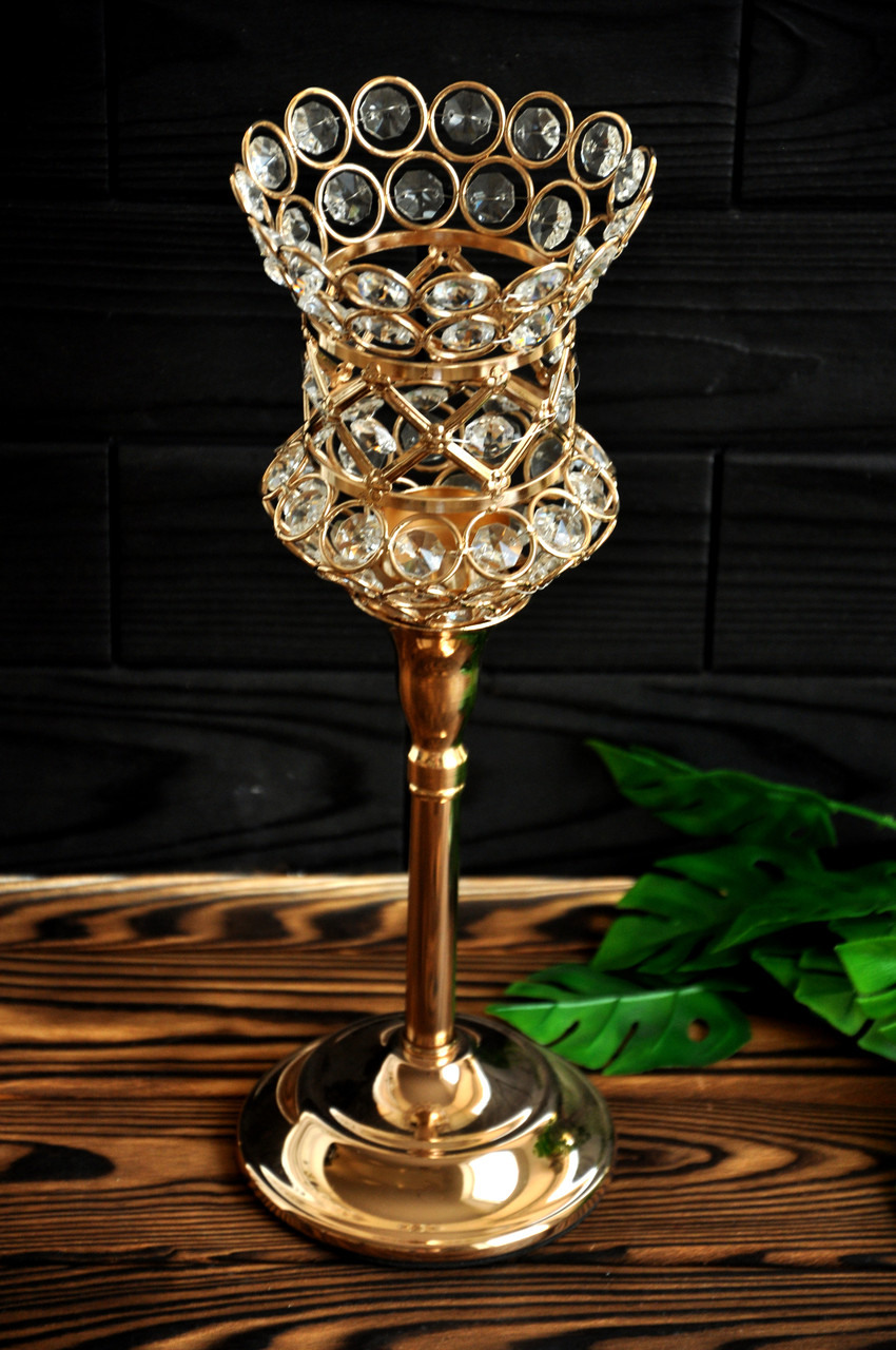 Свічник "Crystal", 40 см, фото 1