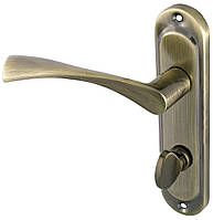 Ручки на планці A-62-012 WC правостороння Стара бронза