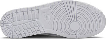 Кросовки Nike Air Jordan 1 Mid Triple White - 554724-126, фото 6