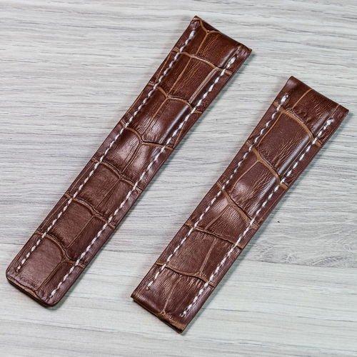 Ремешок Breitling 20/22 Brown — Купить Недорого на Bigl.ua (1665683187)