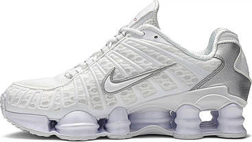 Кросовки Nike Shox TL White Metallic Silver - AV3595-100, фото 3