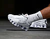 Кросовки Nike Shox TL White Metallic Silver - AV3595-100, фото 9