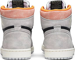 Кроссовки Nike Air Jordan 1 Retro High Neutral Grey Hyper Crimson - 555088-018, фото 5