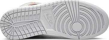 Кроссовки Nike Air Jordan 1 Retro High Neutral Grey Hyper Crimson - 555088-018, фото 6