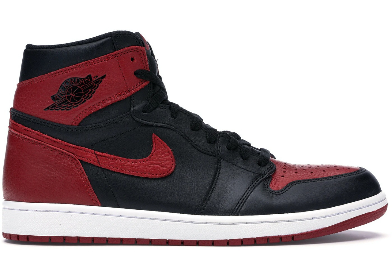 Кроссовки Nike Air Jordan 1 Retro High Bred Banned (2016) - 555088-001