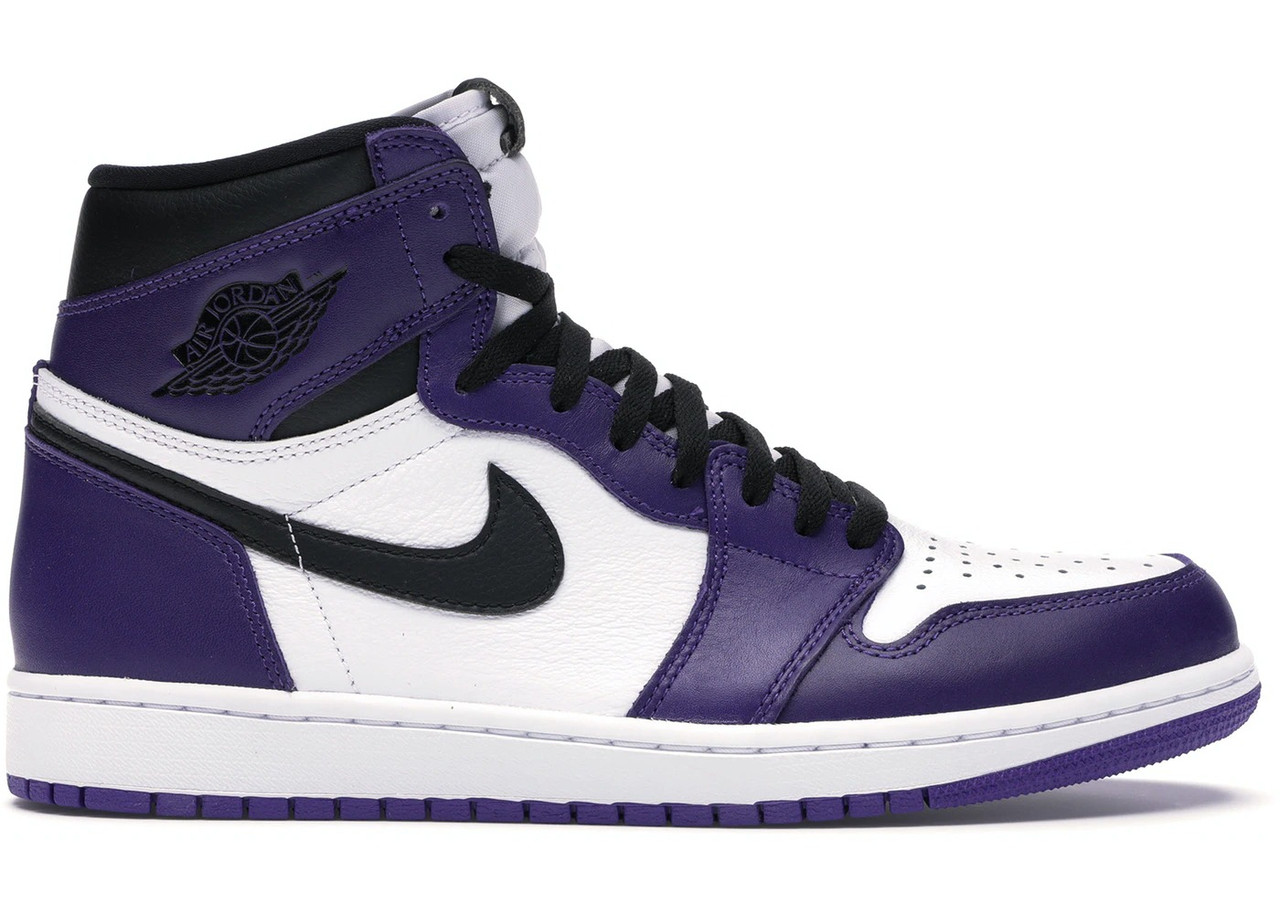 Кроссовки Nike Air Jordan 1 Retro High Court Purple White - 555088-500