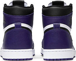 Кроссовки Nike Air Jordan 1 Retro High Court Purple White - 555088-500, фото 5
