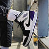 Кросовки Nike Air Jordan 1 Mid SE Purple - 852542-105, фото 8