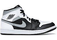 Кроссовки Nike Air Jordan 1 Mid White Shadow - 554724-073