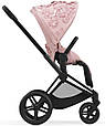 Cybex Priam 4.0 коляска 2 в 1 Simply Flowers Pink шасі Matt Black, фото 6