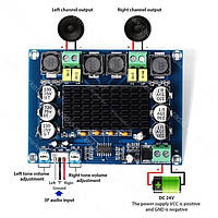 Підсилювач на TPA3116D2, 2x120Вт