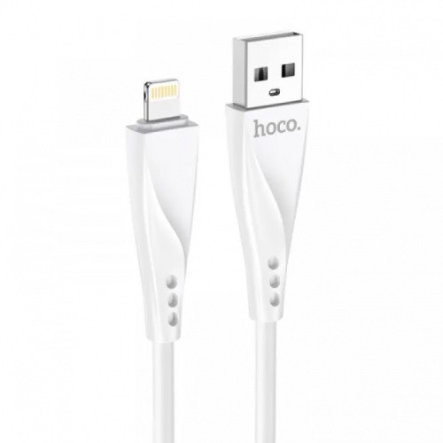 Кабель Hoco DU16 USB - Lightning 2.4A/1m (Білий)