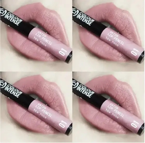 Олівець для губ механічний Colour Intense Satin Lip Pencil № 01 Tea rose Димчасто-рожевий